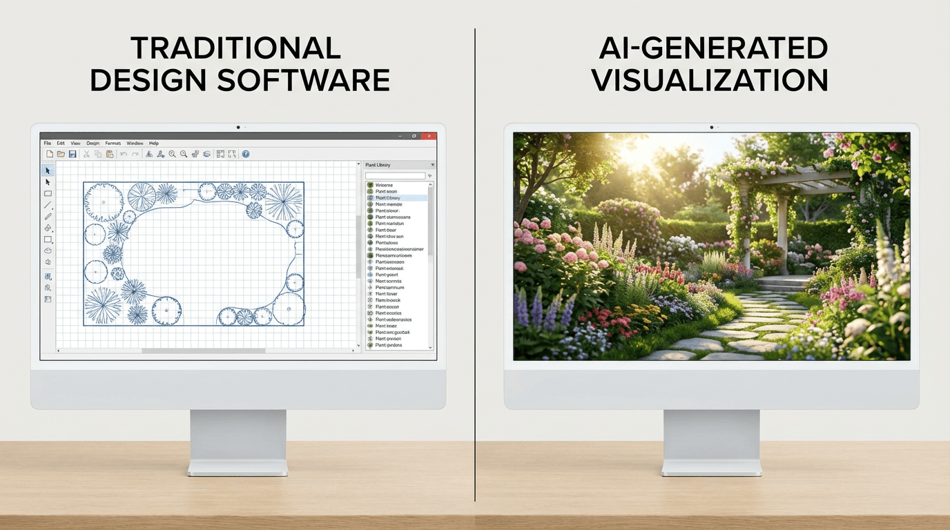 AI vs landscaping software: which tool to choose for your garden?