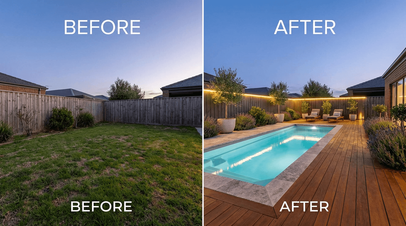 Simulate your pool in your garden before construction: complete guide